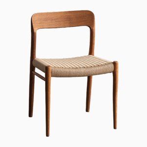 Side Chair Model 75 by Niels O. Moller for J.L. Møllers, Denmark, 1960s