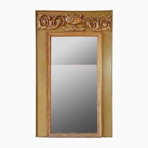 Antique French Gilded Trumeau Mirror