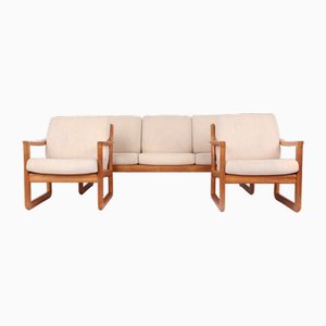 Vintage Sofa and Chairs by Johannes Andersen, 1993, Set of 3