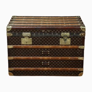 Checkerboard Trunk from Moynat, 1910s