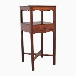 19th Century Mahogany Bedside Table, 1830s