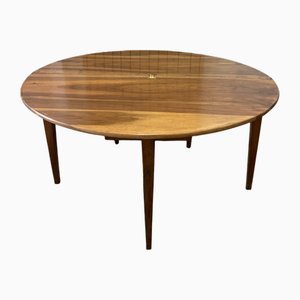 French Round Folding Console Table