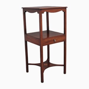 19th Century Inlaid Mahogany Bedside Table, 1820s