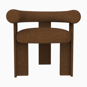 Collector Modern Cassette Chair in Chocolate Fabric by Alter Ego