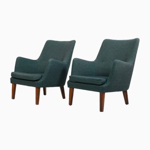 Set of Av-53 Easy Chairs by Arne Vodder for Ivan Schlechter, Denmark, 1953