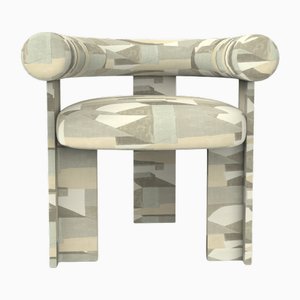 Collector Modern Cassette Chair in Alabaster Fabric by Alter Ego