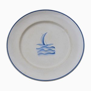 Ceramic Plate by Gio Ponti for Richard Ginori, 1930