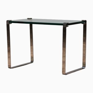 Model 1022 Side Table in Chrome & Glass from Peter Draenert, Germany, 1960s