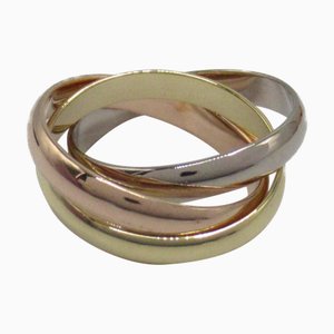 CARTIER Trinity Ring Ring Gold K18 [Gelbgold] Drei Gold Gold