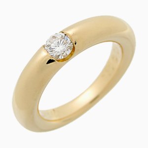 Anillo CARTIER Ellipse de 0.25 ct con diamantes n. ° 48 para mujer en oro amarillo 750 con n. ° 8