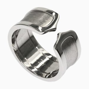 Anillo CARTIER C2 LM # 57 anillo / anillo K18 oro blanco para mujer