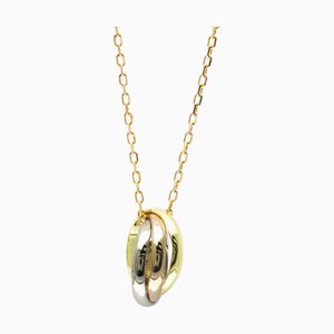 CARTIER Trinity De Pink Gold [18K],White Gold [18K],Yellow Gold [18K] No Stone Men,Women Fashion Pendant Necklace [Gold]