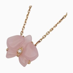 Collar CARTIER Mujer 750PG 1P Diamond Caress Dorkide Pal Oro rosa