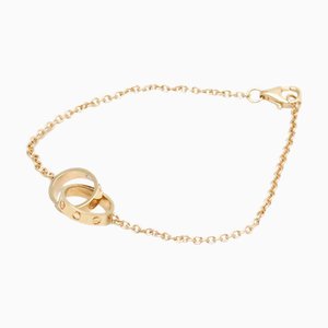 CARTIER Love Bracelet Pink Gold [18K] No Stone Charm Bracelet Pink Gold