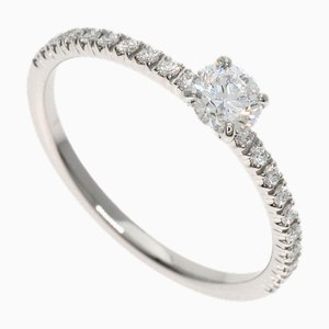 CARTIER Etincel de Solitaire Diamond #47 Ring Platinum PT950 Ladies