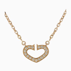 C Heart Diamond Necklace from Cartier