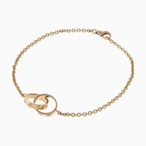 CARTIER Baby Love Bracelet 18K K18 Pink Gold Women's