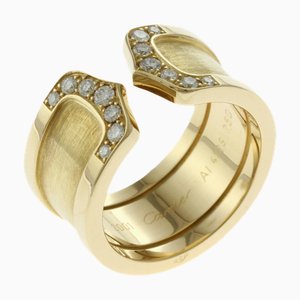 Anillo CARTIER 2C C2 No. 10 Oro amarillo de 18 quilates K18 para mujer