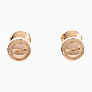 Cartier Love K18Pg Pink Gold Earrings, Set of 2