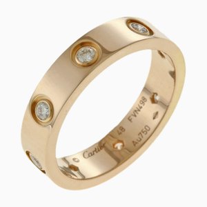 Anillo Love con diamantes completos en oro rosa K18 de Cartier