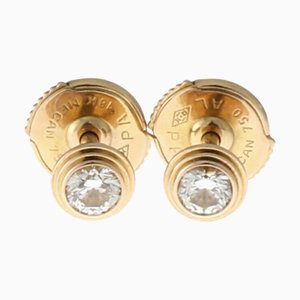 Cartier Damour Diamanleger Ohrringe aus 18 Karat K18 Roségold mit Diamanten einzeln für Damen, 2er Set