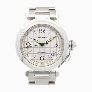 CARTIER Pasha C Watch Stainless Steel 2324 Automatic Unisex