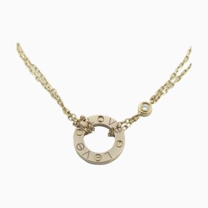 Collier CARTIER K18PG LOVE diamant or rose