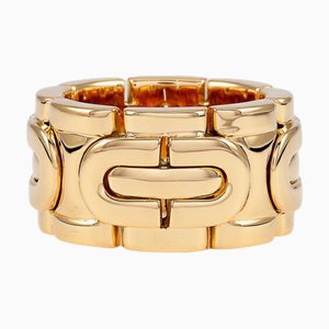 CARTIER Panthere Art Deco K18YG Yellow Gold Ring