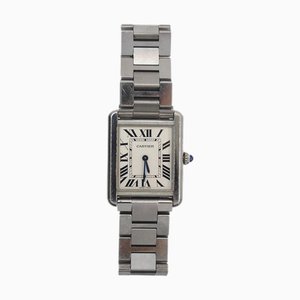 Reloj de cuarzo para mujer CARTIER Tank Solo W5200013 SS