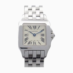 Reloj de pulsera Santos De Moiselle SM de acero inoxidable de Cartier
