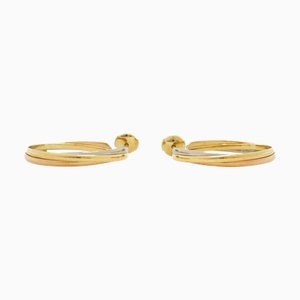 Cartier Trinitypierced Earrings Pierced Earrings Gold K18 [Yellow Gold] 750 Three Gold Gold, Set of 2