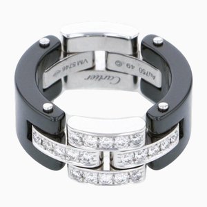 Maillon Panthere Ring in White Gold from Cartier