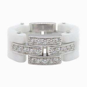 CARTIER Anello Mayon PANTHERE con diamanti Anello White Clear K18WG[WhiteGold] diamante White Clear