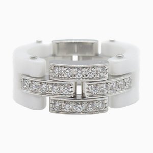 CARTIER Mayon PANTHERE diamond ring Ring White Clear K18WG[WhiteGold] diamond White Clear