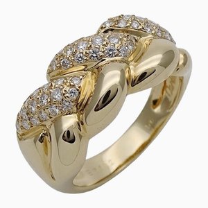Anillo Radonya de diamantes en oro amarillo de Cartier