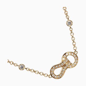 Agraph Necklace in K18 Yellow Gold with Diamond from Cartier