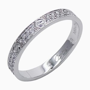 CARTIER Love B4218200 White Gold Diamond Ring White