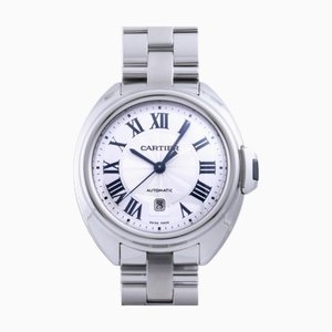 CARTIER Cle de WSCL0005 silver dial used watch ladies