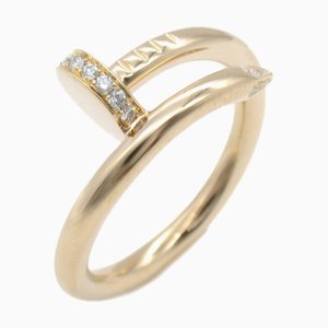 Anillo de diamantes CARTIER Juste Uncle Transparente K18PG [Rose Gold] Transparente