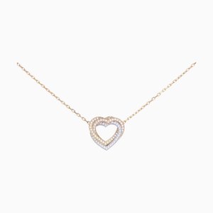 Trinity Heart Halskette aus Gelbgold von Cartier