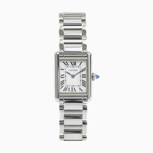 Tank Ladies Watch with Silver Dial from Cartier
