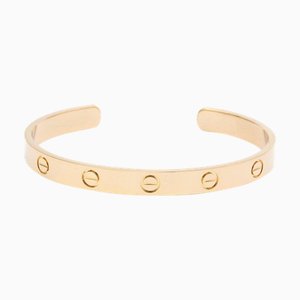 CARTIER Love Bracelet Jonc Ouvert Or Rose [18K] No Stone Bangle Or Rose