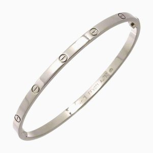 Bracelet Love CARTIER SM #16 K18 WG Or Blanc 750