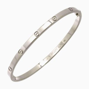 CARTIER Love Brazalete SM # 16 K18 WG Brazalete de oro blanco 750