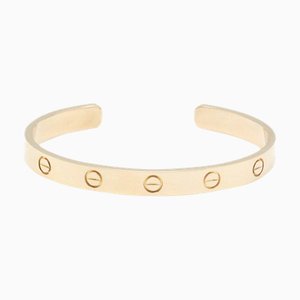 CARTIER Love Bracelet Jonc Ouvert Or Rose [18K] No Stone Bangle Or Rose