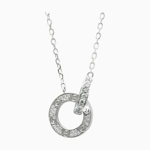 Collana Love Circle con diamanti di Cartier