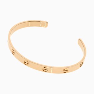 CARTIER Love Bracelet Open #20 K18 Pink Gold Women's