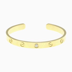 Love 1P Diamond and Yellow Gold Bangle from Cartier