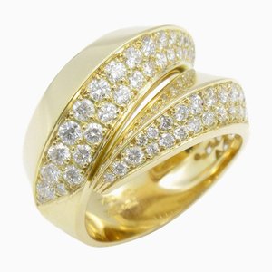 CARTIER Diaglyphenring Ring Clear K18 [Gelbgold] Clear