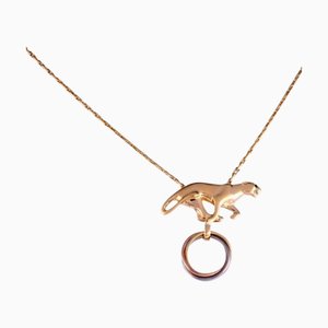 CARTIER Panthere Trinity Baodilla Necklace/Pendant K18YG Yellow Gold K18PG Pink K18WG White